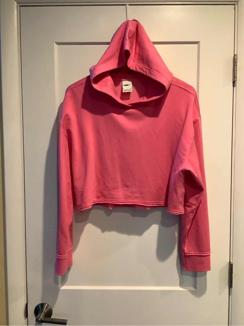 Nike Yoga Cropped Hoodie - Vibrant Bubblegum Pink